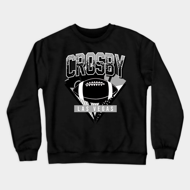 Vintage Las Vegas Football Crosby Crewneck Sweatshirt by funandgames